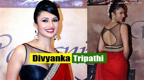 Divyanka Tripathi In Backless Saree