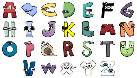 Alphabet Lore Letters by kendallannnguyen on DeviantArt