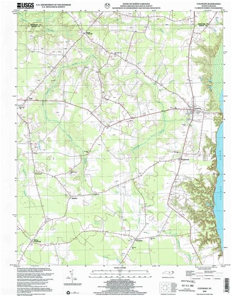 Amazon.com : YellowMaps Colerain NC topo map, 1:24000 Scale, 7.5 X 7.5 ...