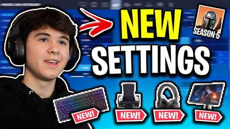 Bugha's NEW Fortnite Season 5 Settings, Keybinds and Setup (UPDATED) - YouTube