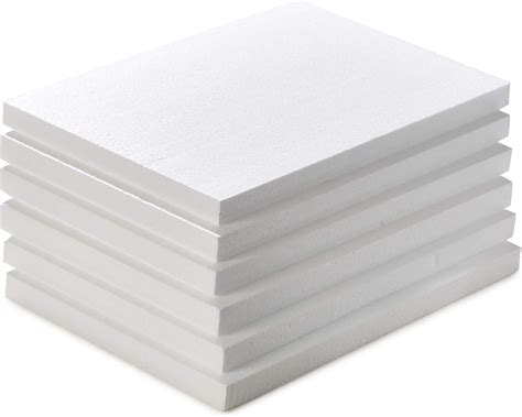 Amazon.com: Styrofoam Blocks, 6-Pack Thick Styrofoam Sheets, Styrofoam ...