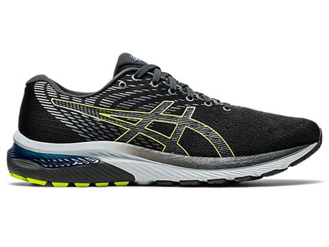 Men's GEL-CUMULUS 22 (4E) | Graphite Grey/Lime Zest | Running Shoes | ASICS