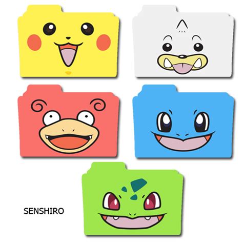 Folder Icon Pokemon By senshiro by suzuya113 on DeviantArt