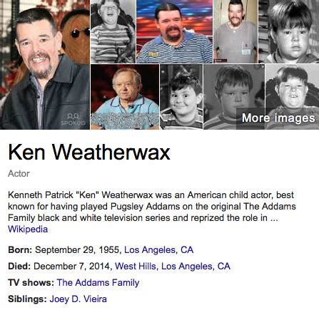 free to find truth: 33 47 59 | The Death of Ken Weatherwax, or "Pugsley ...