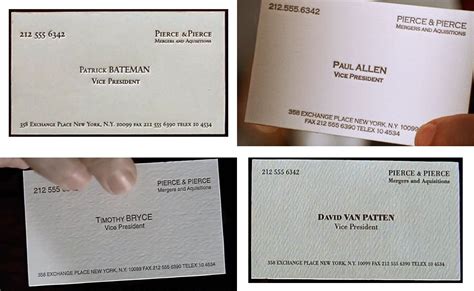 american psycho business card meme - Karlyn Boland