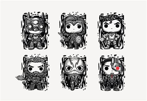 Justice League Funko Pop on Behance