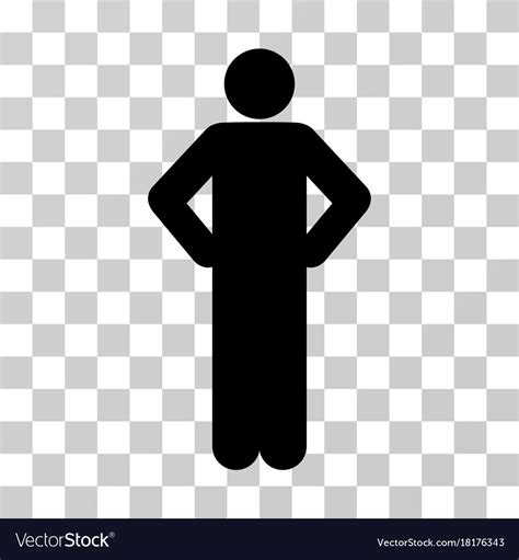 Akimbo pose icon Royalty Free Vector Image - VectorStock