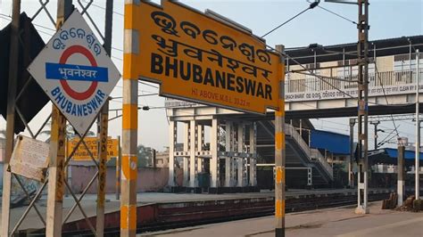 Bhubaneswar railway station Odisha, Indian Railways Video in 4k ultra HD - YouTube