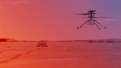 เฮลิคอปเตอร์ NASA Mars Mission Ingenuity Helicopter ประสบความสำเร็จใน ...