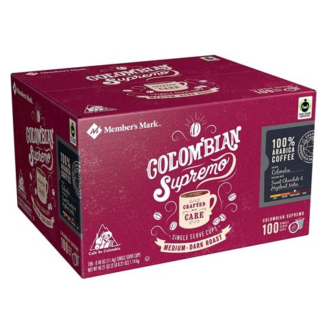 Daily Chef Colombian Supremo K-Cup Coffee Pods, Medium-Dark Roast, 100 ...