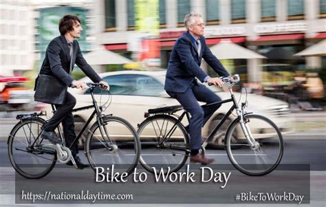 Bike to Work Day – Friday, May 15 (Happy Bike to Work Day 2020) - National Day Time