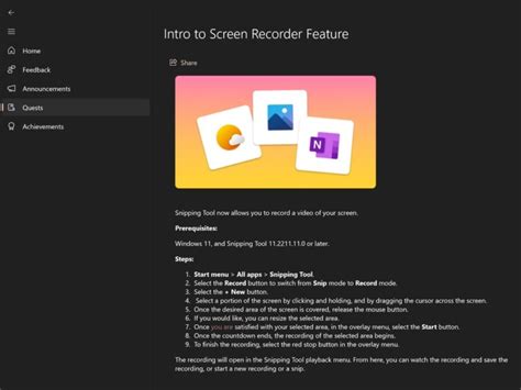 Windows 11's built-in Screen recorder feature is almost here