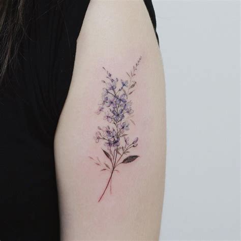 Lilac flower by @tattooist_flower - Tattoogrid.net