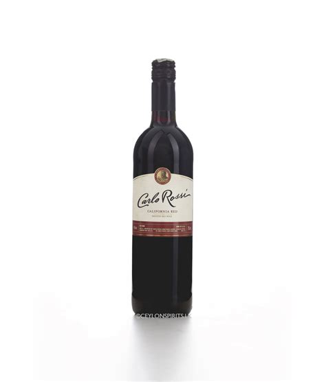 Carlo Rossi California Red, Smooth Red Wine, 750ml in Sri Lanka l Ceylon Spirits