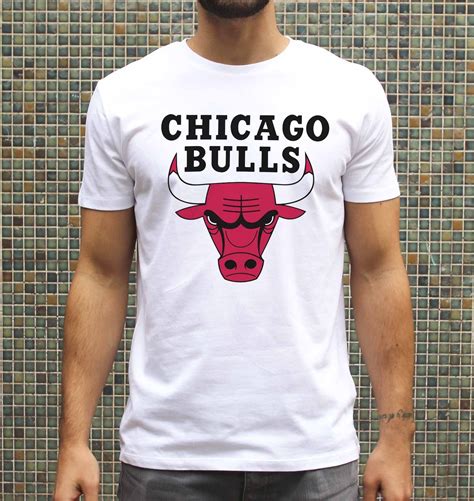 T Shirt Pour Homme Chicago Bulls De Couleur Blanc | Teevimy