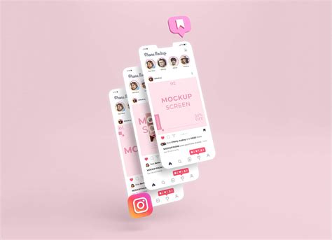 Free Instagram Social Media Interface Mockup PSD - Good Mockups