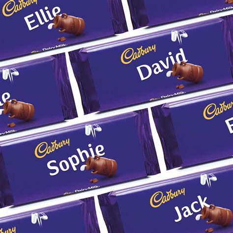 Personalised Cadbury Chocolate Bar - Etsy Canada