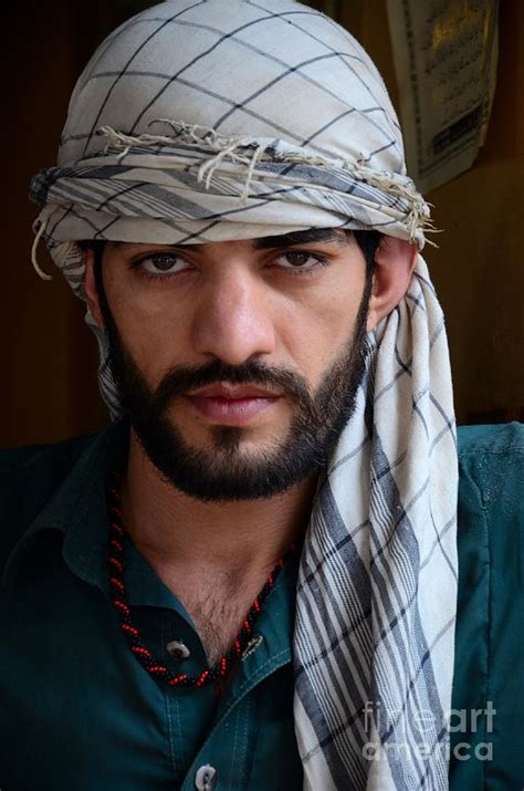 Pakistani Pashtun Man Models With Headscarf And Necklace Peshawar ...