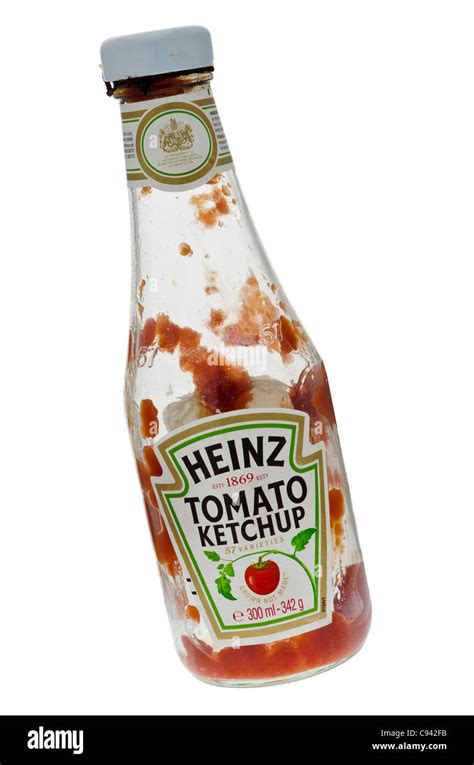 Empty Bottle of Heinz Tomato Ketchup Stock Photo - Alamy