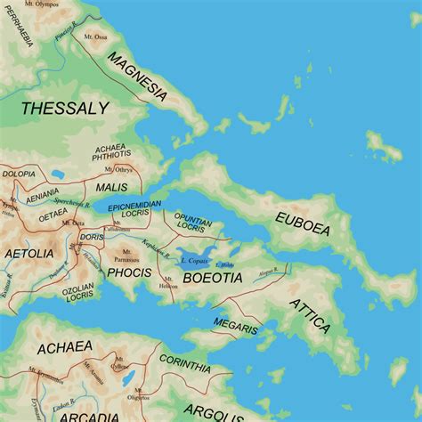 Geographical regions of the Ancient Greece | Short history website