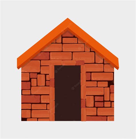 Brick House Vector Clip Art Free Art Free Clip Art Ve - vrogue.co