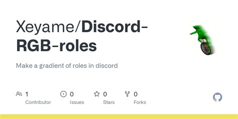 GitHub - Xeyame/Discord-RGB-roles: Make a gradient of roles in discord