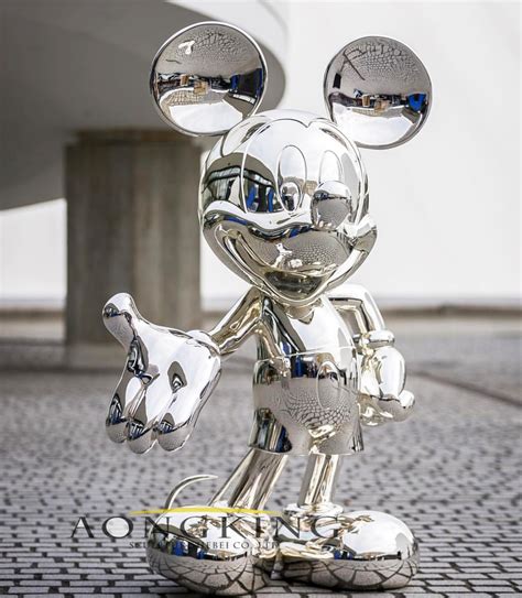 Mickey mouse sculpture stainless steel | AongKing Sculpture