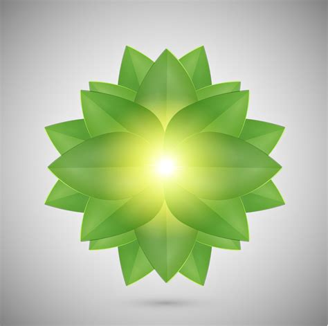 Abstract green leaves, vector 320442 Vector Art at Vecteezy