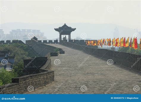 Xiangyang Ancient City Wall Stock Image - Image of wall, culture: 30404373