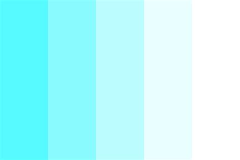 Bright Aqua Color Palette