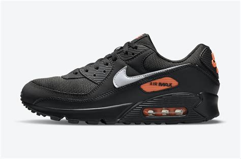 Nike Air Max 90 Black Orange DJ6881-001 Release Date - SBD