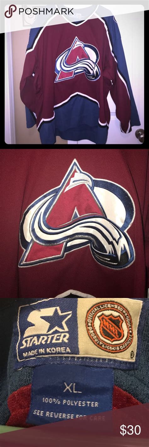 Colorado Avalanche Hockey Jersey Size XL | Colorado avalanche hockey ...