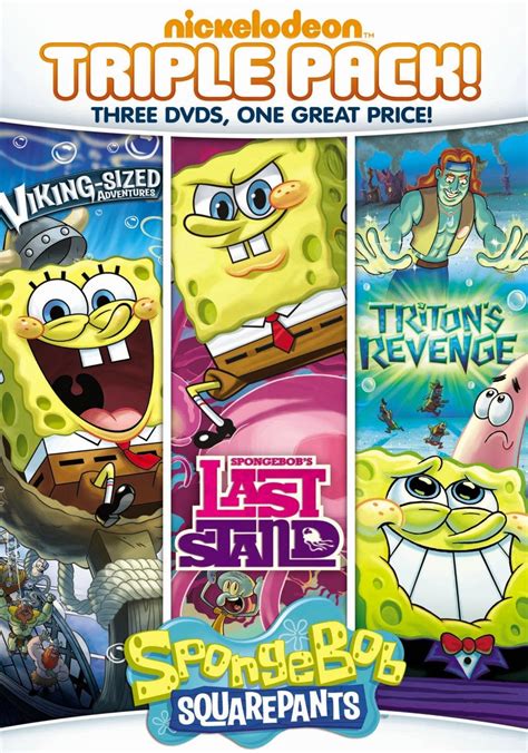 New Age Mama: SpongeBob SquarePants Triple Feature: 10 Happiest Moments, Heroes of Bikini Bottom ...