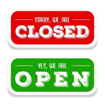 Open Closed Sign Vector Art PNG Images | Free Download On Pngtree