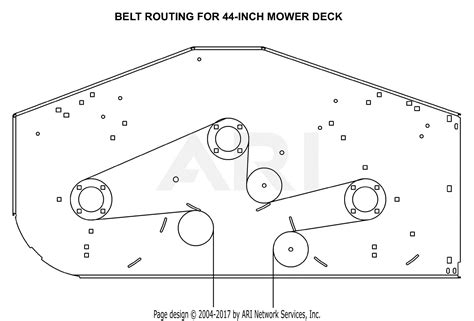 Ariens Riding Mower Deck Belt Routing - Mower deck belt helps keep your ...