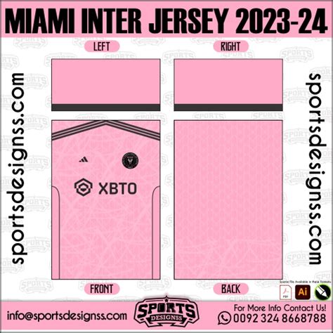 INTER MIAMI JERSEY 2023-24 - Sports Designss