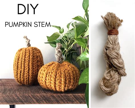 DIY TUTORIAL Pumpkin Stem Tutorial Crochet Pattern NOT | Etsy