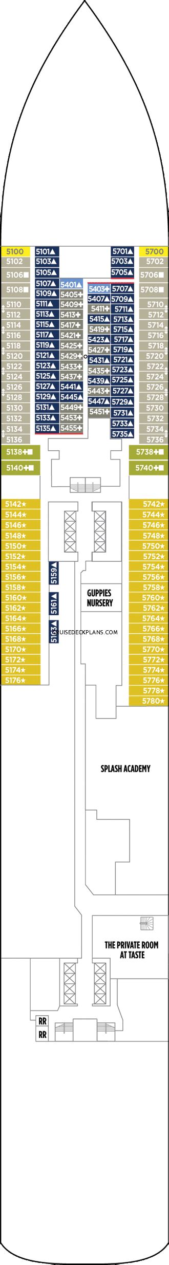 Norwegian Joy Deck Plans - Cabin Diagrams - Pictures