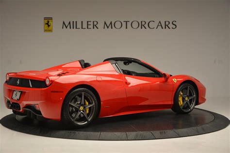 Pre-Owned 2015 Ferrari 458 Spider For Sale () | Miller Motorcars Stock #4335