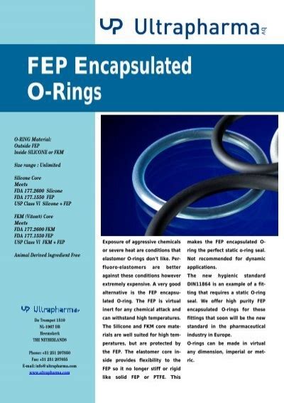 FEP Encapsulated O-Rings