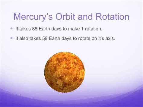 Mercury Planet Orbit And Rotation - Ryan Greene