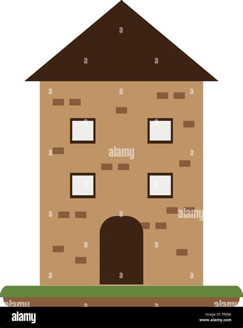 Old town building Stock Vector Image & Art - Alamy