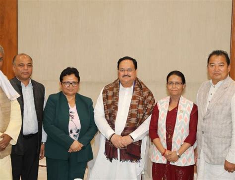 Maoist Centre Leaders Held Talks With BJP President Nadda | New ...