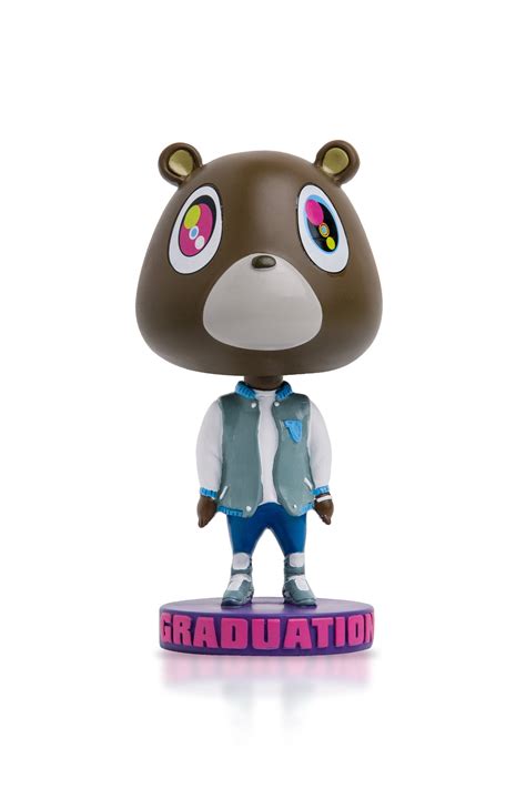 Kanye West Graduation Bear Bobblehead Yeezy College Dropout - Etsy Hong Kong