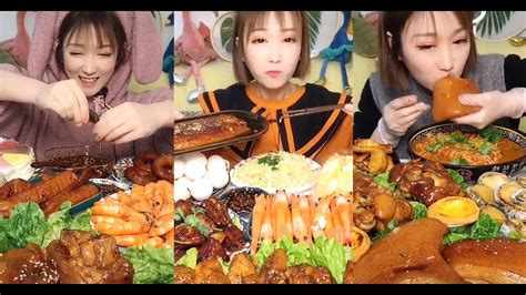 ASMR Mukbang | Chinese Food - P1 | Bean TV - YouTube