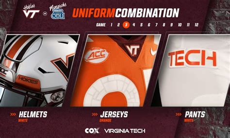 Virginia Tech Football Uniform Reveal: ODU | TechSideline.com