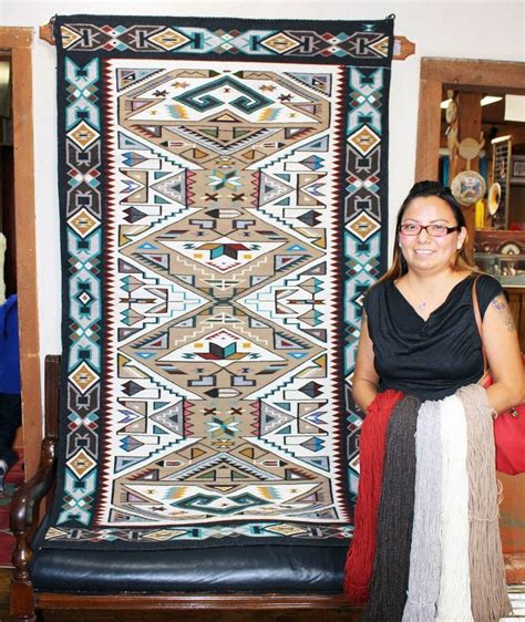 Pin on Navajo Rug - Native American Weavings, Arts and Crafts