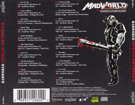 MadWorld: Official Soundtrack « SEGADriven