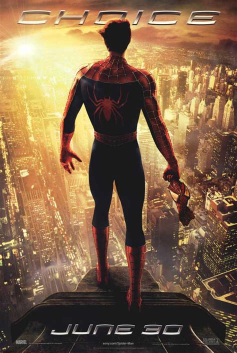 SPIDER-MAN 2 MOVIE POSTER 1 Sided ORIGINAL CHOICE 27x40 TOBEY MAGUIRE | eBay