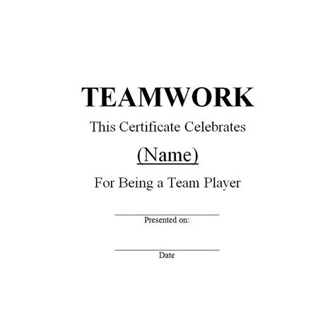 Teamwork Award 1 Template | TheRoyalStore